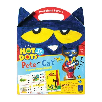 Educational Insights Hot Dots® Jr. Pete The Cat® — I Love Preschool! Set With Pete Pen