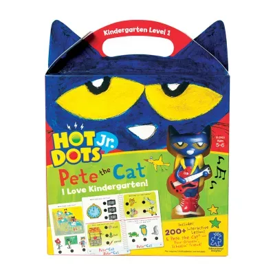 Educational Insights Hot Dots® Jr. Pete The Cat® — Kindergarten Rocks! Set With Pete Pen