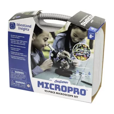 Educational Insights Geosafari® Micropro™ 95-Piece Microscope Set Discovery Toy