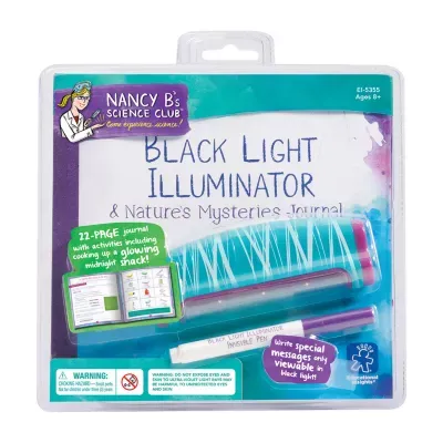 Educational Insights Nancy B'S Science Club® Black Light Illuminator & Nature'S Mysteries Journal Discovery Toy