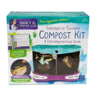 Educational Insights Nancy B'S Science Club® Garbage To Gardens Compost Kit & Decomposition Book Discovery Toy