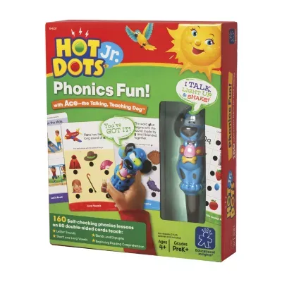 Educational Insights Hot Dots® Jr. Phonics Fun! Set With Ace Pen