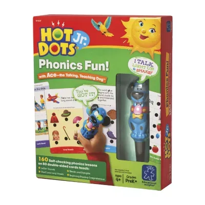 Educational Insights Hot Dotsãƒâ‚Ã‚Â® Jr. Phonics Fun! Set With Ace Pen