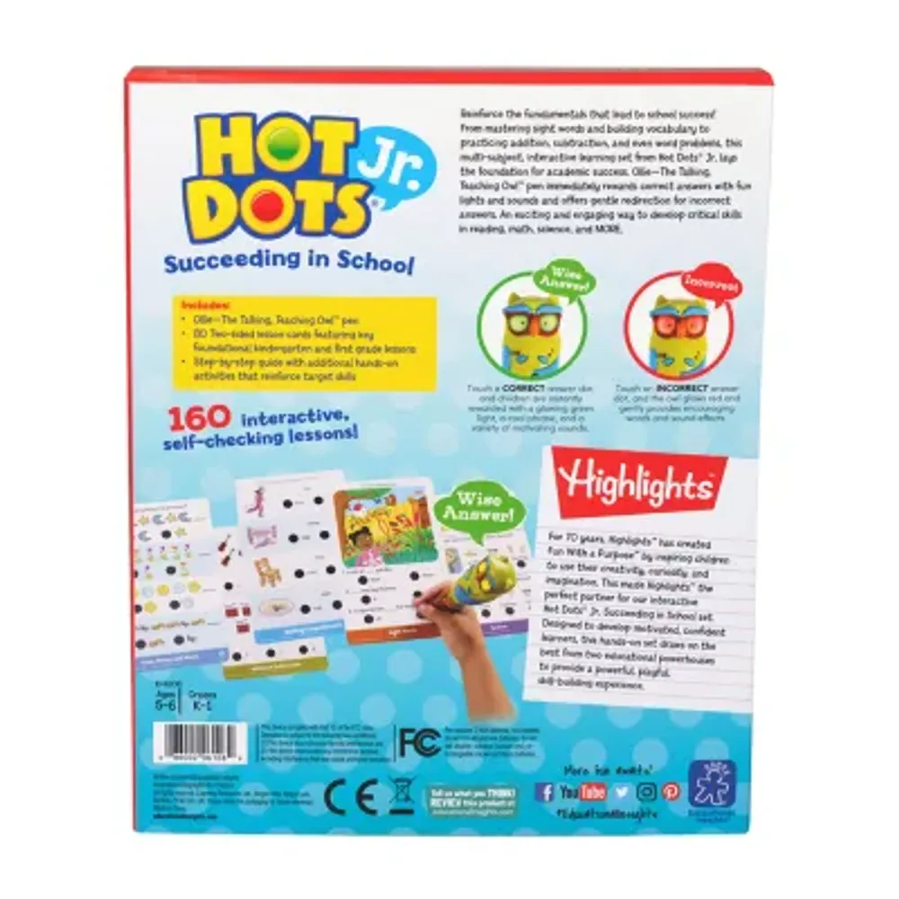 Educational Insights Hot Dots® Jr. Succeeding In School Set With Highlights™