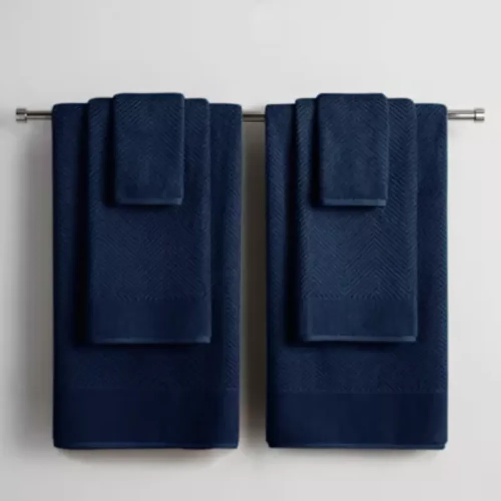 Fieldcrest Luxury Egyptian Cotton Loops Sculpted Bath Towel