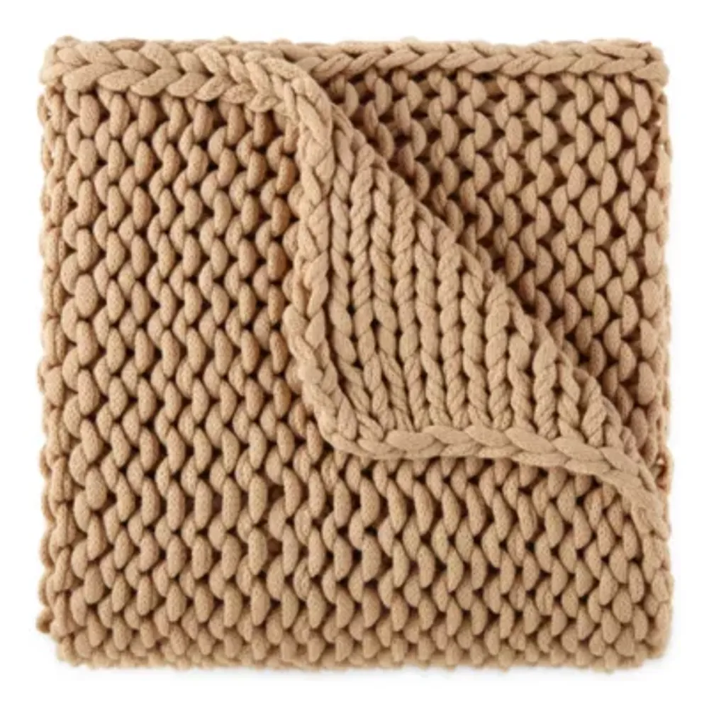 Linden Street Chunky Knit Throw