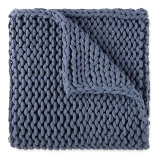 Linden Street Knit Throw - JCPenney