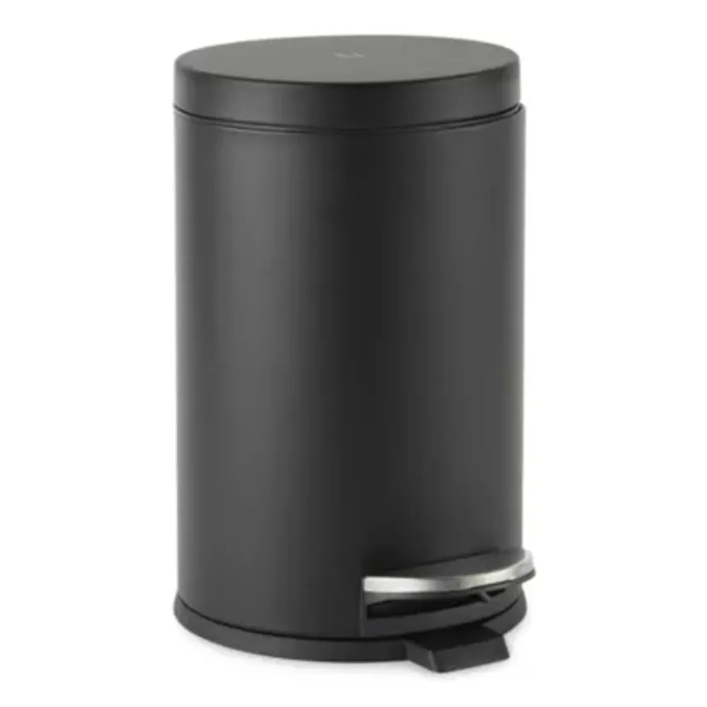 Home Expressions 1.2 Gallon Step Trash Can
