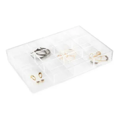 Home Expressions Stacking Tray With Dividers Jewelry Organizer