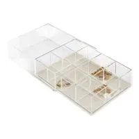 Home Expressions Acrylic 12-Compartment Drawer