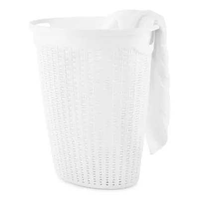 Home Expressions White Sorting Polyester Blend Hamper