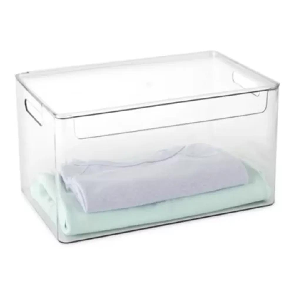 Home Expressions Large Arcylic Storage Bin with Lid