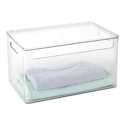 Home Expressions Large Arcylic Storage Bin with Lid