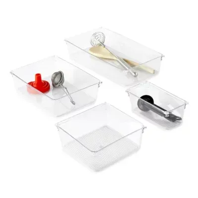 Home Expressions Acrylic 4-pc. Drawer Storage