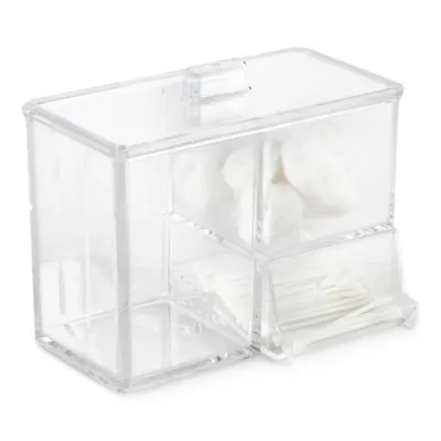 Home Expressions Acrylic 2-Compartment Storage Bin