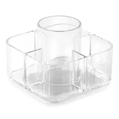 Home Expressions Acrylic 5-Compartment Makeup Organizer