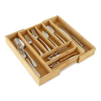 Home Expressions Expanding Bamboo Utensil Holder