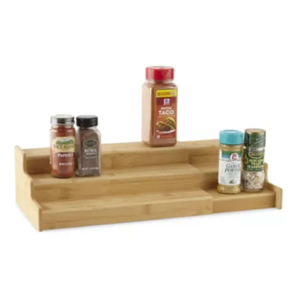 Home Expressions Bamboo 3-Shelf Riser