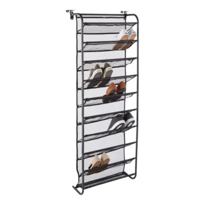 Home Expressions Over The Door 10-Shelf Metal Shoe Racks