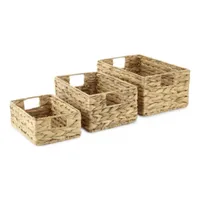 Home Expressions Small Woven Single Compartment Storage Bin