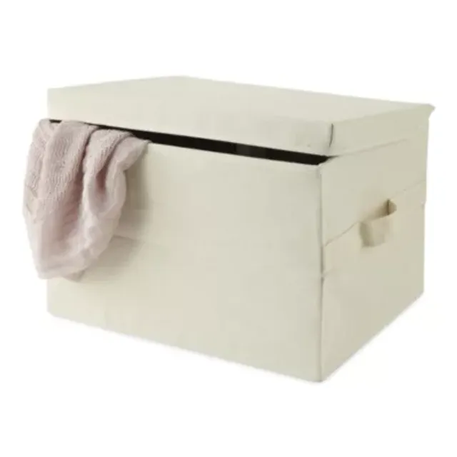 Home Expressions Medium Vanity Closet Storage Bin, Color: White - JCPenney