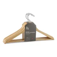 Home Expressions 6-pc. Anti Slip Wood Hangers