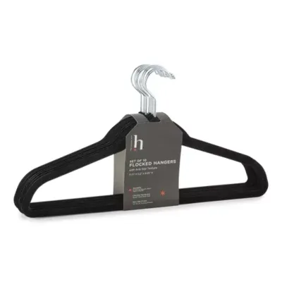 Home Expressions -pc. Flocked Hangers