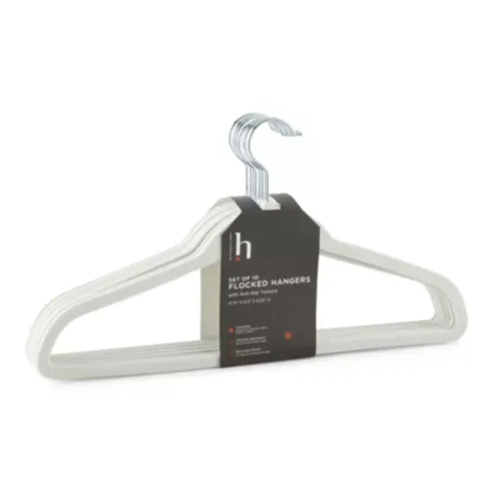 Home Expressions 10-pc. Flocked Hangers