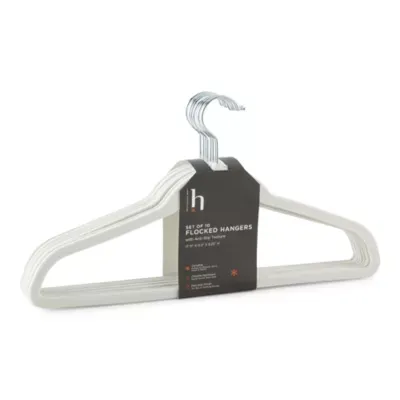 Home Expressions 10-pc. Flocked Hangers