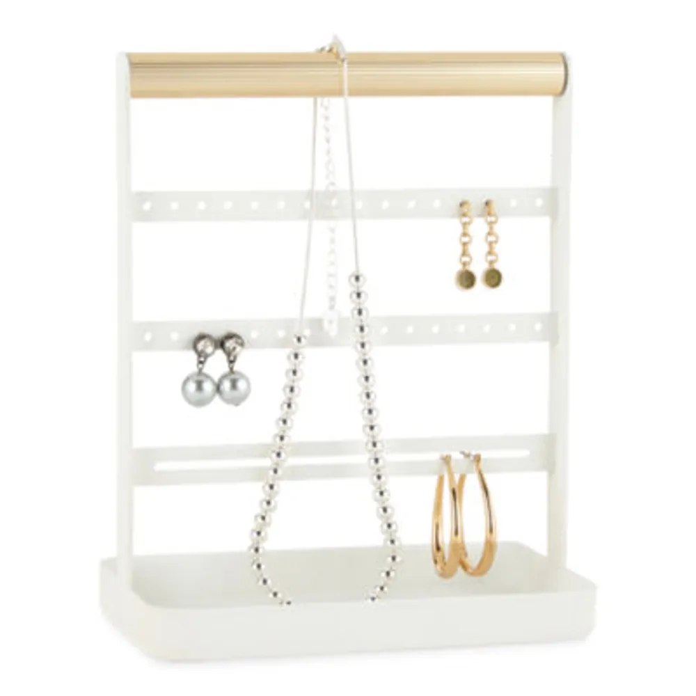 Home Expressions Iron Earring And Necklace Jewelry Stands