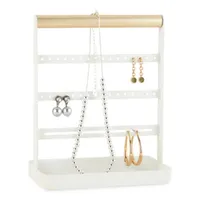 Home Expressions Iron Earring And Necklace Jewelry Stands