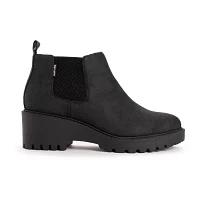 Muk Luks Womens Finley Francis Block Heel Dress Boots