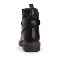 Muk Luks Womens Garland Gina Stacked Heel Dress Boots