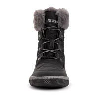 Muk Luks Womens Winnie Waverly Flat Heel Winter Boots