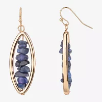 Mixit Beaded Oval Drop Earrings