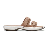 Clarks Womens Breeze Piper Slide Sandals