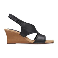 Clarks Womens Kyarra Aster Wedge Sandals