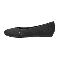 Easy Street Womens Jackie Closed Toe Ballet Flats
