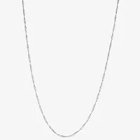 Silver Reflections Pure Silver Over Brass Inch Snake Chain Necklace