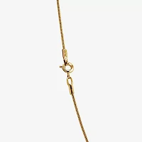 Silver Reflections 18K Gold Over Brass 18 Inch Snake Chain Necklace