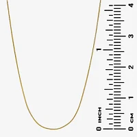 Silver Reflections 18K Gold Over Brass 18 Inch Snake Chain Necklace