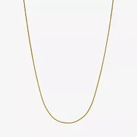 Silver Reflections 18K Gold Over Brass 18 Inch Snake Chain Necklace