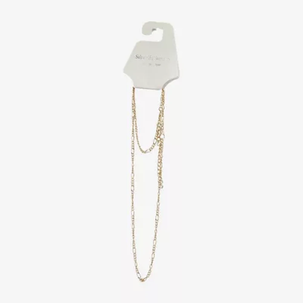 Silver Reflections 2-pc. 10K Gold Over Brass Jewelry Set