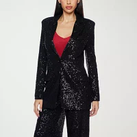 Premier Amour Sequin Womens Regular Fit Blazer