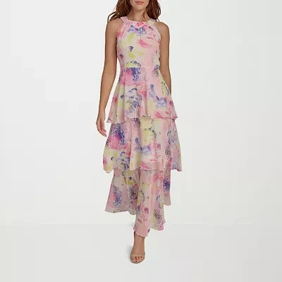 Marc New York Womens Sleeveless Floral Maxi Dress