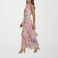 Marc New York Womens Sleeveless Floral Maxi Dress