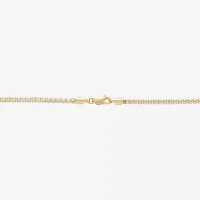 14K Gold 18 Inch Solid Bead Chain Necklace