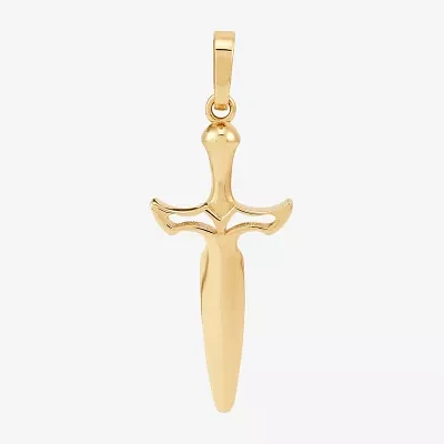 Mens 14K Gold Pendant