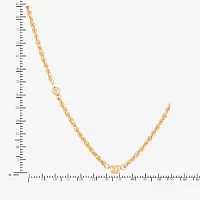 Womens 18 Inch 10K Gold Link Necklace