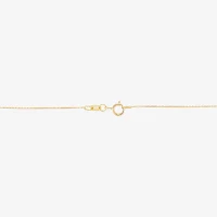 Womens 14K Gold Heart Pendant Necklace